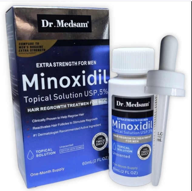 Dr. Medsam Minoxidil 5% — Pack 2 Unidades (Tratamiento 2 Meses)