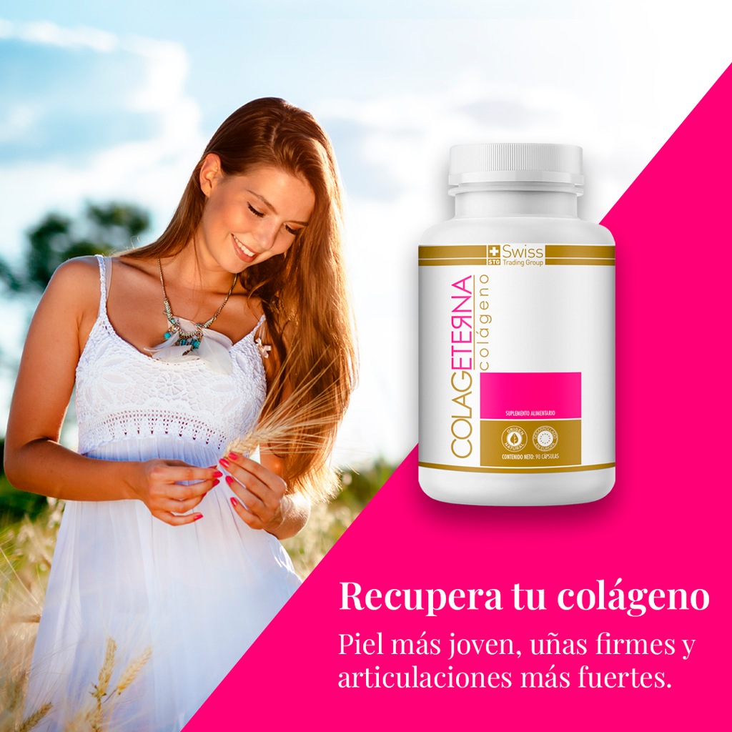 ColagEterna — Colágeno Hidrolizado para la Mujer (90 Cápsulas)