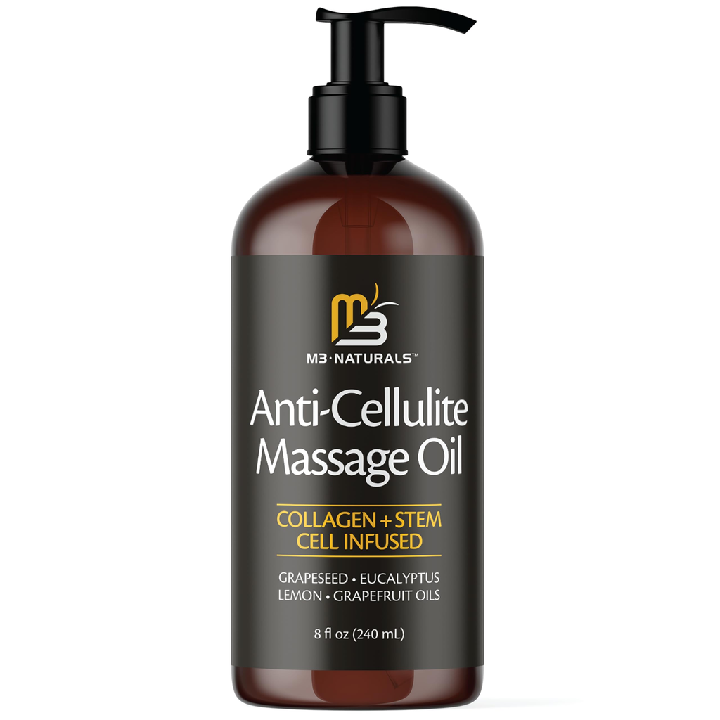 Aceite de Masaje Anticelulitico con Colágeno y Células Madre M3 Naturals