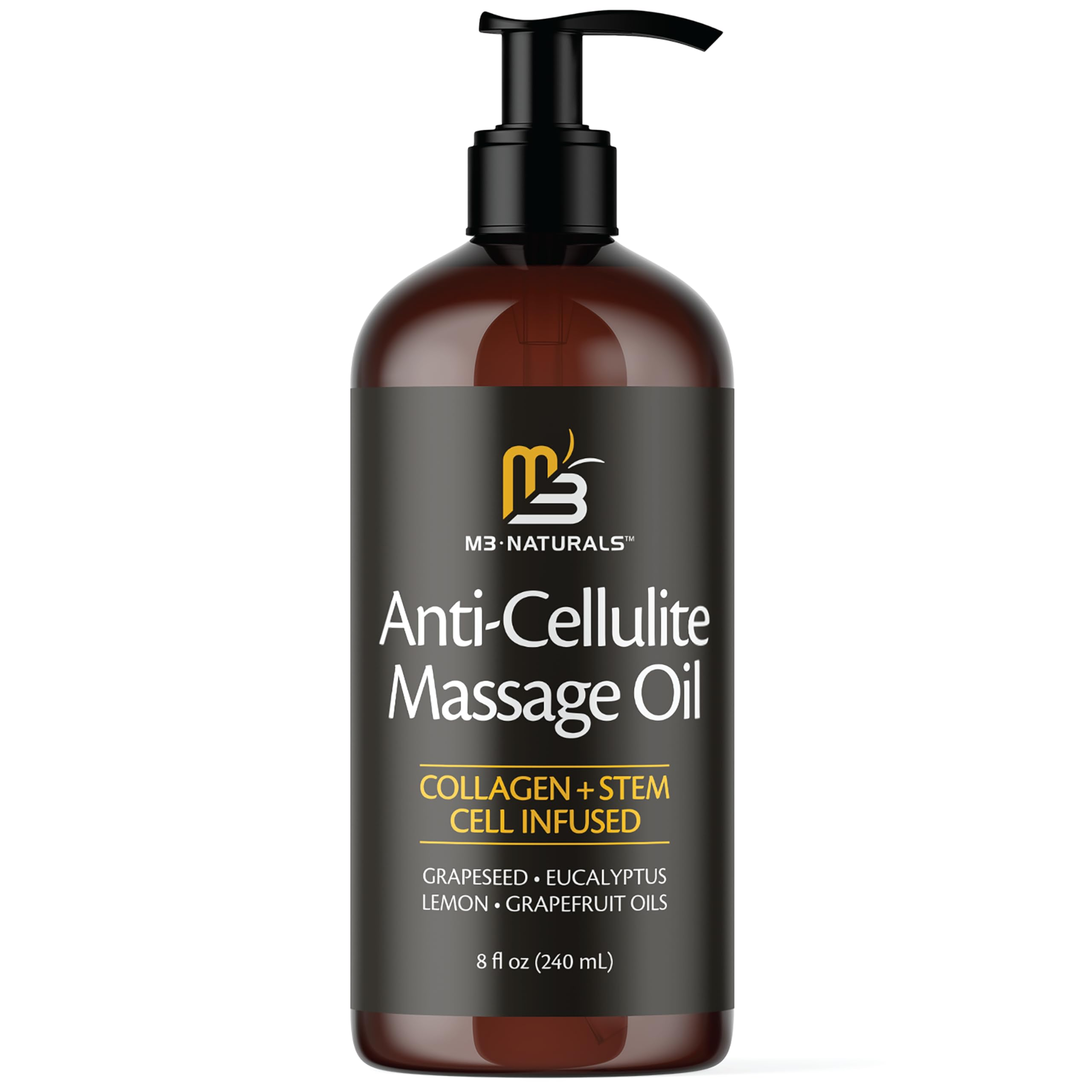 Aceite de Masaje Anticelulitico con Colágeno y Células Madre M3 Naturals