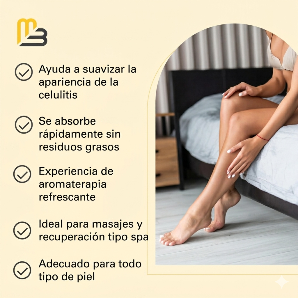 Aceite de Masaje Anticelulitico con Colágeno y Células Madre M3 Naturals