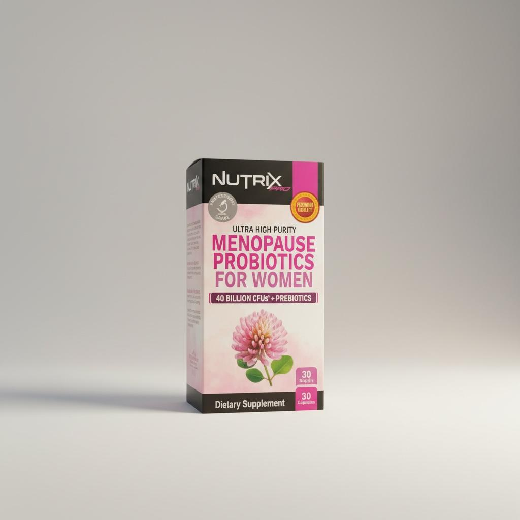 Nutrix Menopause Probiotics for Women – Suplemento Probiótico para la Menopausia (30 cápsulas)