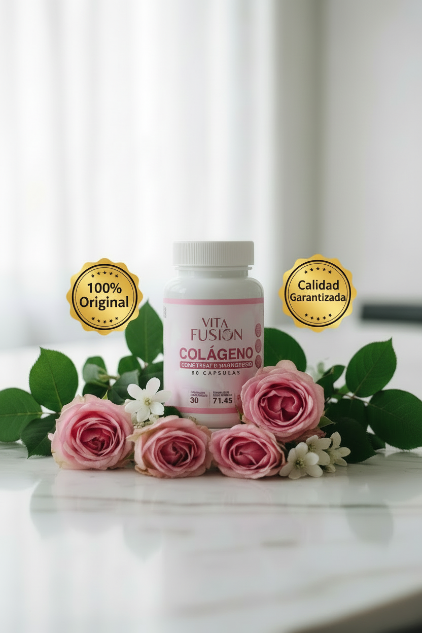 Vita Fusion Colágeno con Citrato de Magnesio - 100% Original